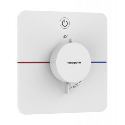 Hansgrohe ShowerSelect Comfort Q bateria prysznicowa podtynkowa termostatyczna biały matowy 15581700