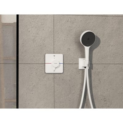 Hansgrohe ShowerSelect Comfort Q bateria wannowo-prysznicowa podtynkowa termostatyczna biały matowy 15583700