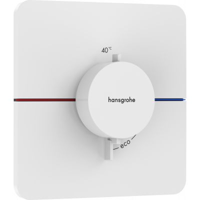 Hansgrohe ShowerSelect Comfort Q bateria prysznicowa podtynkowa termostatyczna biały mat 15588700