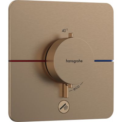 Hansgrohe ShowerSelect Comfort Q bateria prysznicowa podtynkowa termostatyczna brąz szczotkowany 15589140