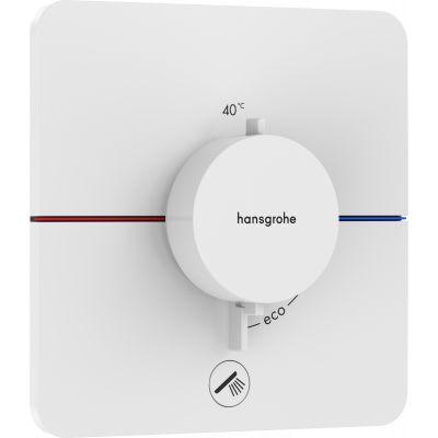 Hansgrohe ShowerSelect Comfort Q bateria prysznicowa podtynkowa termostatyczna biały mat 15589700