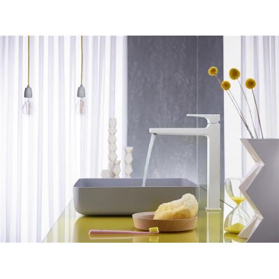 Hansgrohe Metropol bateria umywalkowa stojąca wysoka biały mat 32512700