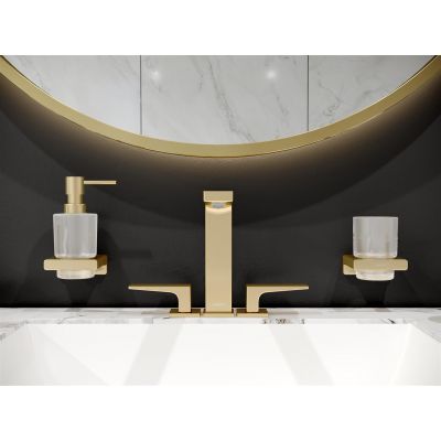 Hansgrohe Metropol bateria umywalkowa stojąca złoty optyczny polerowany 32515990