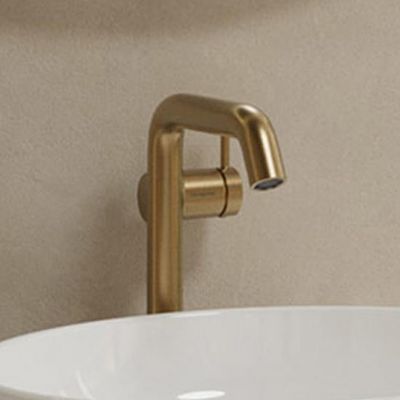 Hansgrohe Tecturis S bateria umywalkowa stojąca wysoka CoolStart brąz szczotkowany 73370140