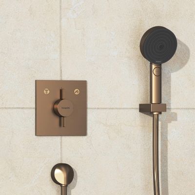 Hansgrohe DuoTurn E bateria wannowo-prysznicowa podtynkowa brąz szczotkowany 75417140