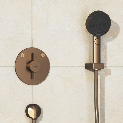 Hansgrohe DuoTurn S bateria wannowo-prysznicowa podtynkowa brąz szczotkowany 75418140