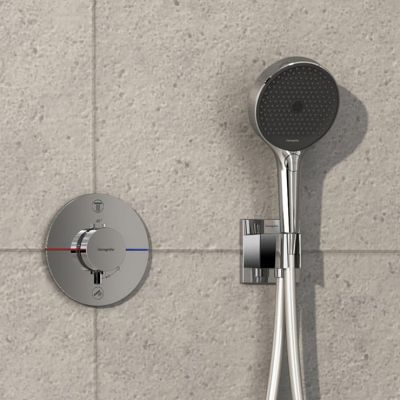 Hansgrohe ShowerSelect Comfort S bateria wannowo-prysznicowa podtynkowa termostatyczna chrom 15554000