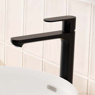 Hansgrohe Rebris S bateria umywalkowa stojąca czarny mat 72580670