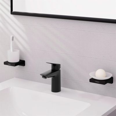 Hansgrohe Logis bateria umywalkowa stojąca czarny mat 71103670