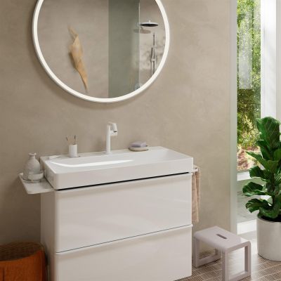Hansgrohe Tecturis S bateria umywalkowa stojąca CoolStart biały mat 73340700