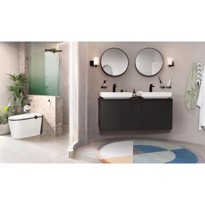 Hansgrohe Vivenis bateria umywalkowa stojąca czarna 75023670