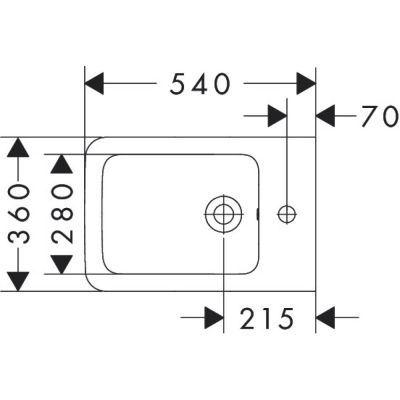 Hansgrohe EluPura Original Q bidet wiszący biały 60284450