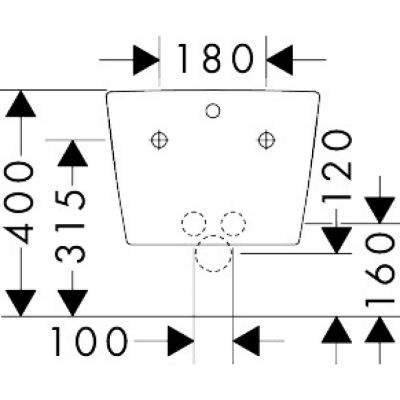 Hansgrohe EluPura Original Q bidet wiszący biały 60284450