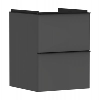 Hansgrohe Xelu Q szafka 48 cm podumywalkowa wisząca szary diament mat/czarny mat 54020670