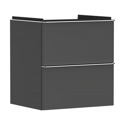 Hansgrohe Xelu Q szafka 58 cm podumywalkowa wisząca szary diament mat/chrom 54024000