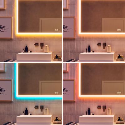 Hansgrohe Xarita E lustro 160x70 cm z oświetleniem LED biały mat 54983700