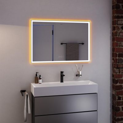 Hansgrohe Xarita E lustro 100x70 cm z oświetleniem LED biały matowy 54986700