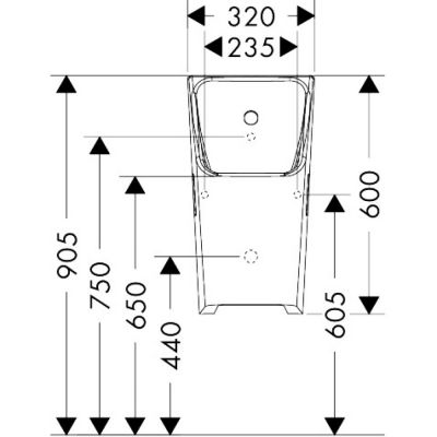 Hansgrohe EluPura Original Q pisuar 60127450