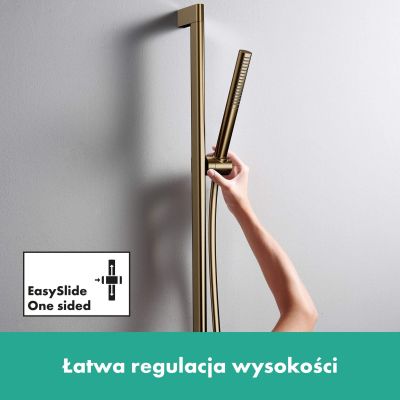 Hansgrohe Unica drążek prysznicowy 90 cm z wężem brąz szczotkowany 24405140