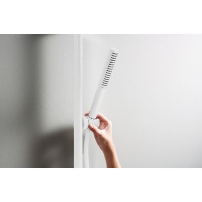 Hansgrohe Unica drążek prysznicowy 90 cm z wężem biały mat 24405700