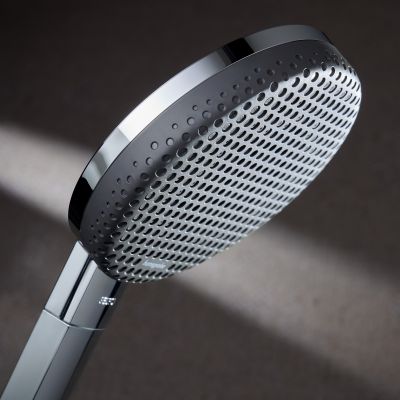 Hansgrohe Raindance Alive Q zestaw prysznicowy ścienny termostatyczny z deszczownicą chrom 24580000