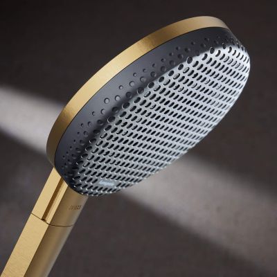 Hansgrohe Raindance Alive Q zestaw prysznicowy podtynkowy termostatyczny z deszczownicą brąz szczotkowany 24620140