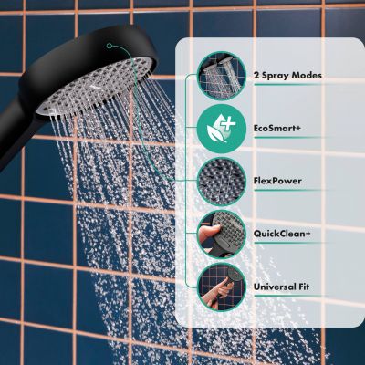 Hansgrohe Activera Select S słuchawka prysznicowa czarna 28034670