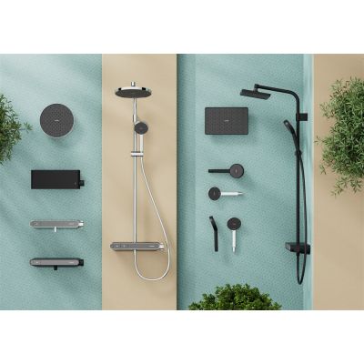 Hansgrohe Activera Q głowica prysznicowa 29x18 cm prostokątna czarna 28739670