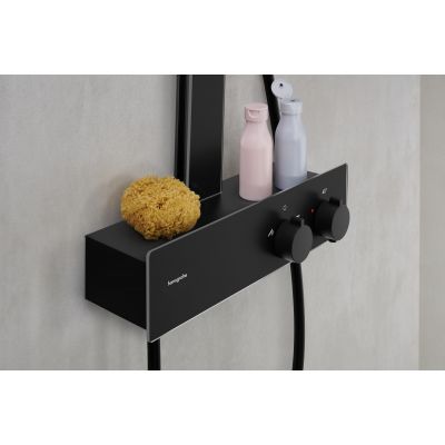 Hansgrohe Rainfinity ShowerTablet zestaw prysznicowy ścienny termostatyczny EcoSmart czarny mat 28742670