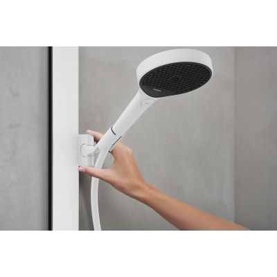 Hansgrohe Rainfinity ShowerTablet zestaw prysznicowy ścienny termostatyczny EcoSmart biały mat 28742700