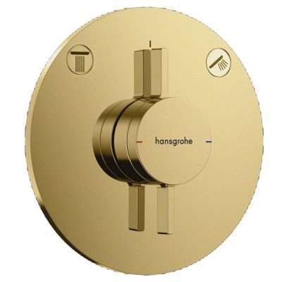 Hansgrohe Crometta zestaw prysznicowy podtynkowy z deszczownicą złoty  szczotkowany 88002392