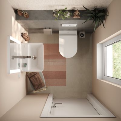 Hansgrohe EluPura Original S zestaw miska z deską wisząca bez kołnierza biały połysk 60207450