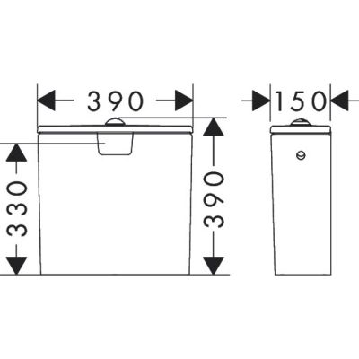 Hansgrohe EluPura Original Q spłuczka 60271450