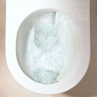 Hansgrohe EluPura Original S miska WC stojąca bez kołnierza biały połysk 61165450