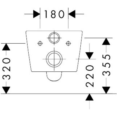 Hansgrohe EluPura Original S miska WC wisząca bez kołnierza biały połysk 61178450