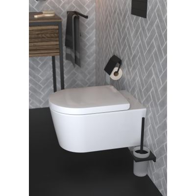 Hansgrohe EluPura S miska WC z deską wolnoopadającą wisząca bez kołnierza biały 62021450