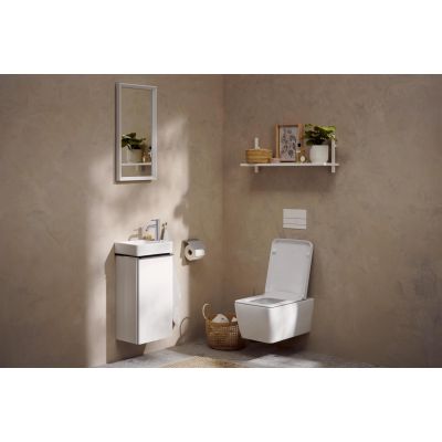Hansgrohe EluPura Q miska wisząca WC bezkołnierzowa AquaFall Flush HygieneEffect z deską sedesową wolnoopadającą biały 62023450