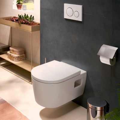Hansgrohe EluPura Original S miska WC z deską wolnoopadającą wisząca bez kołnierza biały połysk 62050450