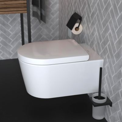 Hansgrohe EluPura S miska WC z deską wolnoopadającą wisząca bez kołnierza biały 61119450