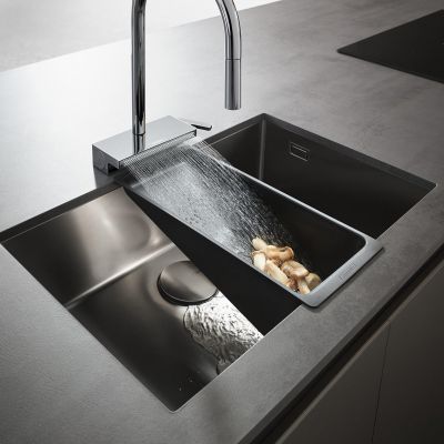 Hansgrohe wkład ociekowy czarny mat 40963000