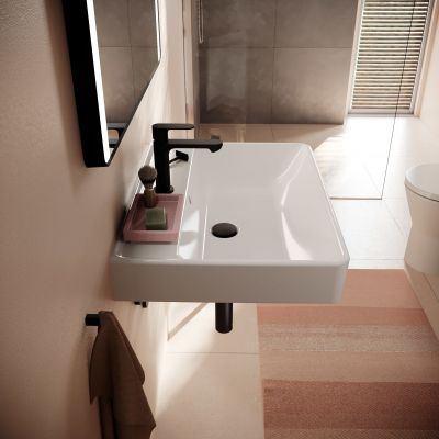 Hansgrohe Xanuia Q umywalka 65x48 cm prostokątna ścienna biała 60134450