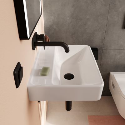 Hansgrohe Xanuia Q umywalka 50x39 cm prostokątna ścienna biała 60234450