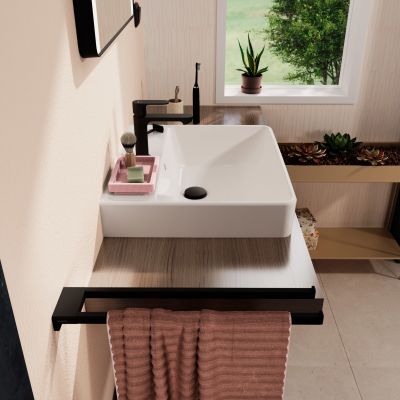Hansgrohe Xanuia Q umywalka 55x48 cm prostokątna ścienna-nablatowa biała 60238450