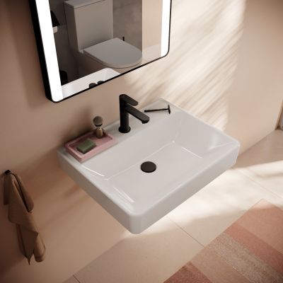 Hansgrohe Xanuia Q umywalka 60x48 cm prostokątna ścienna biała 60241450