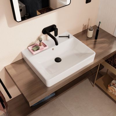 Hansgrohe Xanuia Q umywalka 60x48 cm prostokątna ścienna-nablatowa biała 60244450