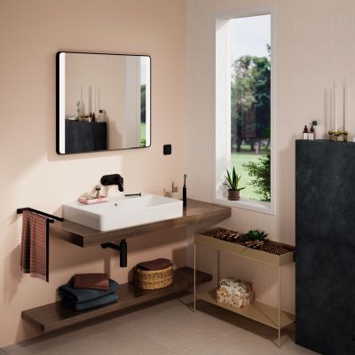 Hansgrohe Xanuia Q umywalka 70x48 cm prostokątna ścienna-nablatowa biała 60249450