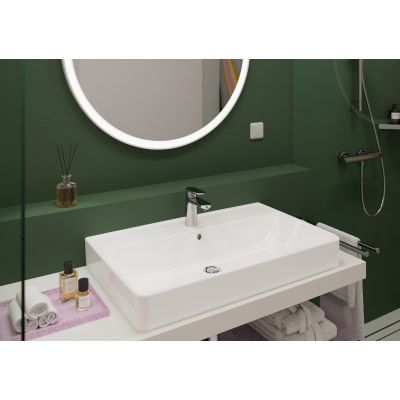 Hansgrohe Xanuia Q umywalka 80x48 cm prostokątna ścienna-nablatowa biała 60250450