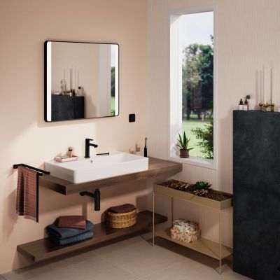 Hansgrohe Xanuia Q umywalka 80x48 cm prostokątna ścienna-nablatowa biała 60250450