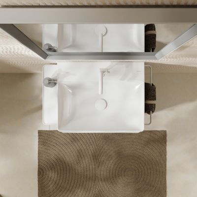 Hansgrohe Xelu Q umywalka 60x48 cm ścienna prostokątna Smart Clean biały 61016450