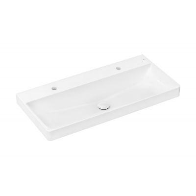 Hansgrohe Xelu Q umywalka 100x48 cm ścienna prostokątna SmartClean biały 61037450
